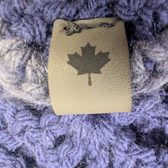 Peacock Artisan Knit Hand Poncho Sweater, Blue, Purple, Teal One Size Acrylic - Picture 13 of 13